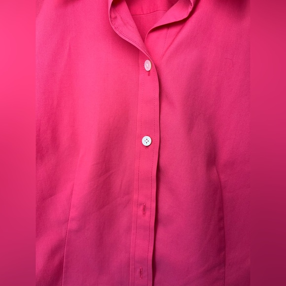 Talbots Wrinkle Resistant 3/4 Length Button Down size 4P - Picture 6 of 14